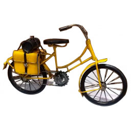 Miniatura Bicicleta amarelo
