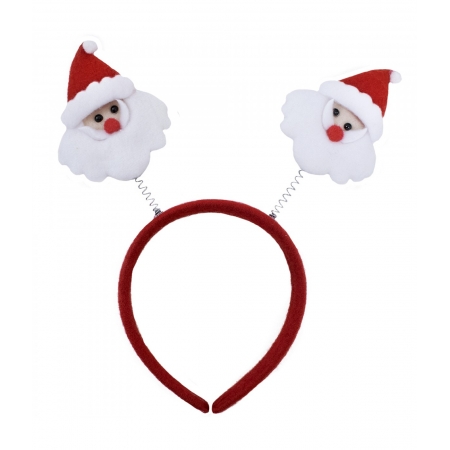 Tiara Com Papail Noel - Enfeite Natalino ampliada