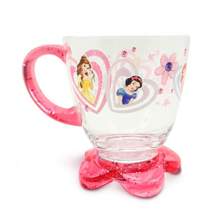 Caneca de Acrílico Rosa Princesas Disney ampliada