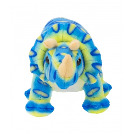 Dinossauro Azul Tricerï¿½tops 26cm - Pelï¿½cia ampliada