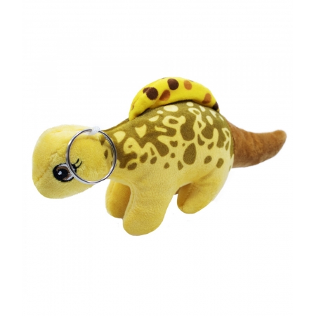 Chaveiro Dinossauro Cauda Marrom 22cm -Pelï¿½cia ampliada