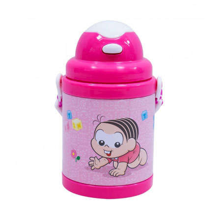 Garrafa Infantil Rosa Mï¿½nica 380ml ampliada