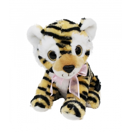 Tigre Com LaÃ§o Sentado 22cm - PelÃºcia ampliada