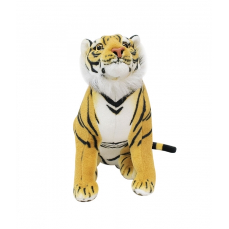 Tigre Sentado Realista 31cm - PelÃºcia ampliada