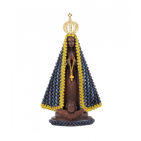 Nossa Senhora Aparecida 22cm - Enfeite Resina ampliada