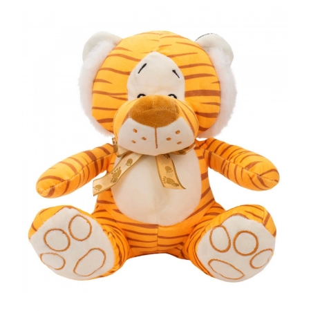 Tigre Sentado LaÃ§o 23cm - PelÃºcia ampliada