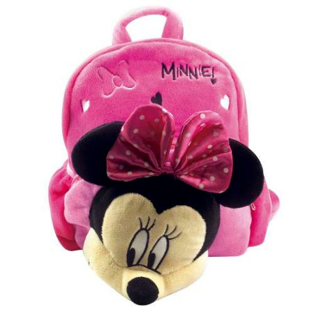Mochila de Pelï¿½cia com Minnie Disney ampliada