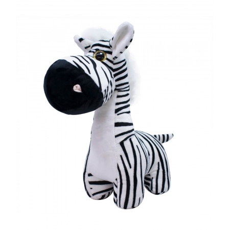 Zebra Focinho Comprido 34cm - PelÃºcia ampliada