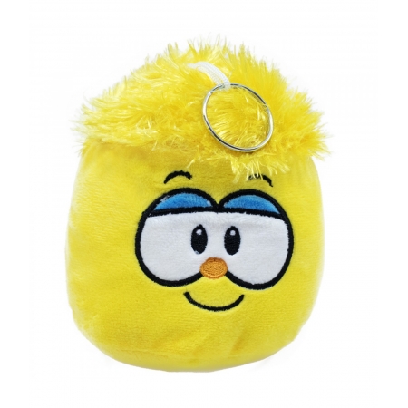 Chaveiro Careta Amarelo 14cm - PelÃºcia ampliada