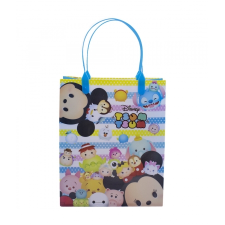 Sacola De Presentes Azul 20.5X18cm Tsumtsum - Disney ampliada