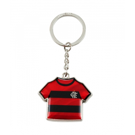 Chaveiro Metal Camisa Time 3.5cm - Flamengo ampliada