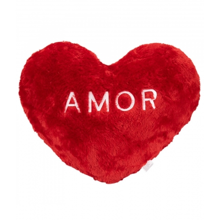 Almofada CoraÃ§Ã£o Amor Vermelho 30x12x34cm ampliada