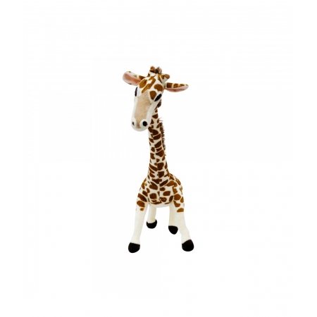Girafa De PÃ© Com PescoÃ§o DobrÃ¡vel 43cm - PelÃºcia ampliada
