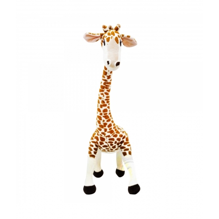 Girafa De PÃ© Com PescoÃ§o DobrÃ¡vel 72cm - PelÃºcia ampliada