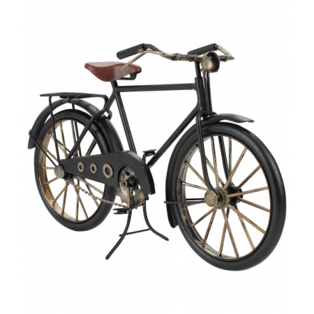 Bicicleta Preta 16.5x28x7.5cm Estilo RetrÃ´ - Vintage ampliada