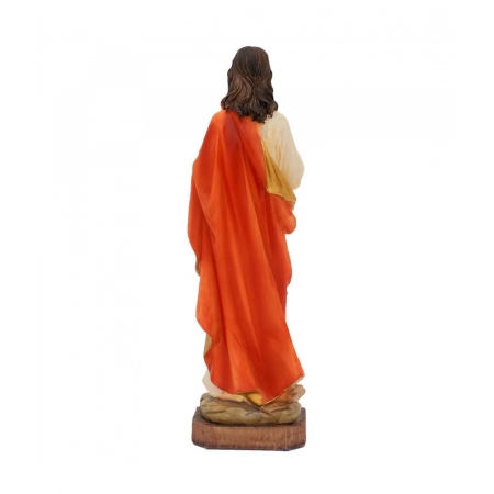 Sagrado CoraÃ§Ã£o De Jesus 22.5cm - Enfeite Resina ampliada