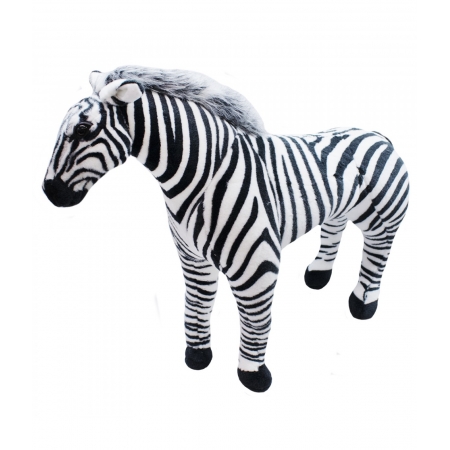  Zebra Realista Em PÃ© 75cm - PelÃºcia ampliada