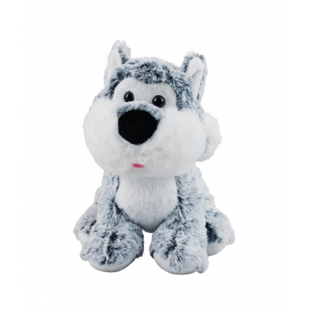 Cachorro Husky 22cm - PelÃºcia ampliada