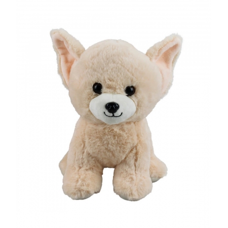 Cachorro Chihuahua Bege 25cm - PelÃºcia ampliada