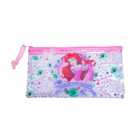 Estojo Necessaire Princesa Ariel 10X20cm - Disney ampliada