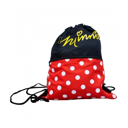 Mochila Tipo Saco Minnie 32x40cm - Disney ampliada