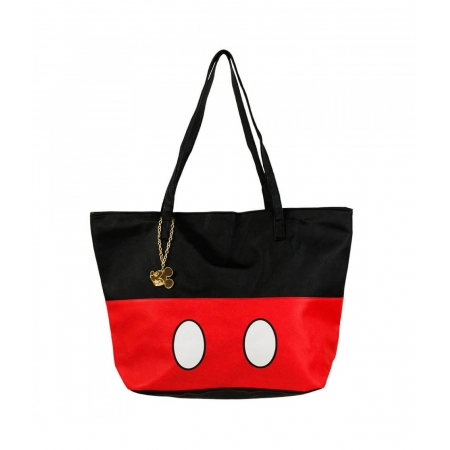 Bolsa Pingente Dourado Mickey 32x16x46cm - Disney ampliada