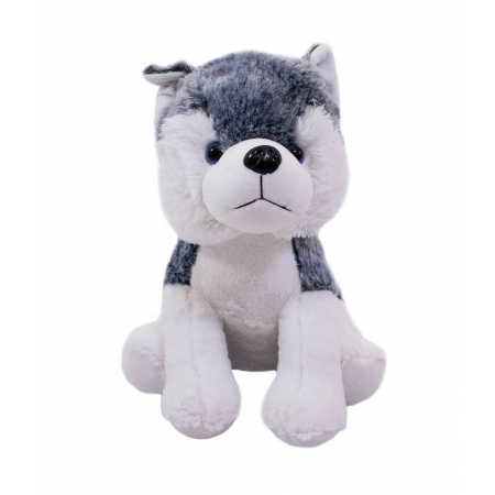 Cachorro Husky 38cm - PelÃºcia ampliada