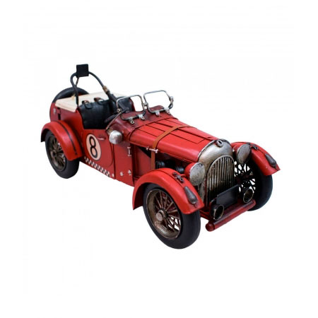 Miniatura Carro Vermelho Estilo Retrô ampliada