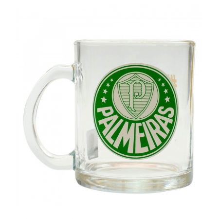 Caneca De Vidro Com Abridor De Garrafas 350ml - Palmeiras ampliada