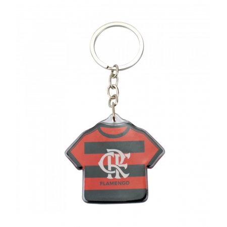 Chaveiro Camisa Futebol 5cm - Flamengo ampliada