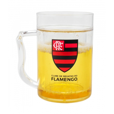 Caneca Cerveja 200ml - Flamengo ampliada
