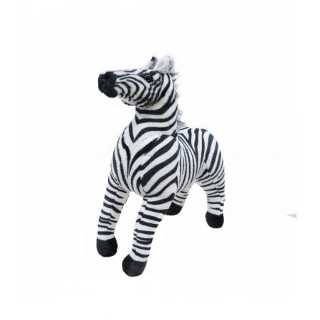 Zebra Realista Em PÃ© 42cm - PelÃºcia ampliada