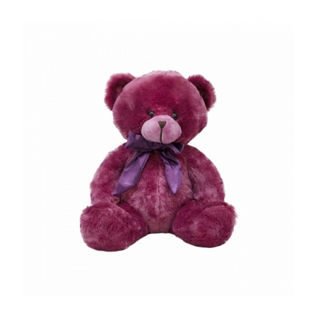 Urso Vinho Com LaÃ§o 35cm - PelÃºcia ampliada