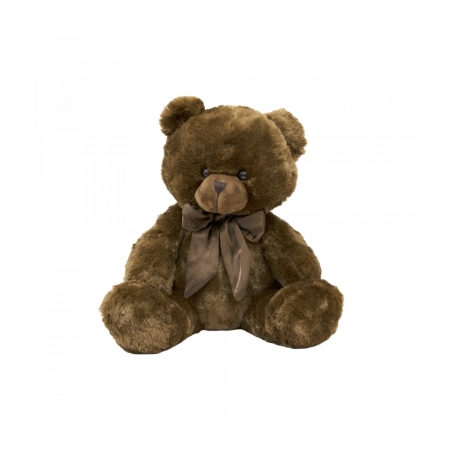 Urso Marrom Com LaÃ§o 35cm - PelÃºcia ampliada