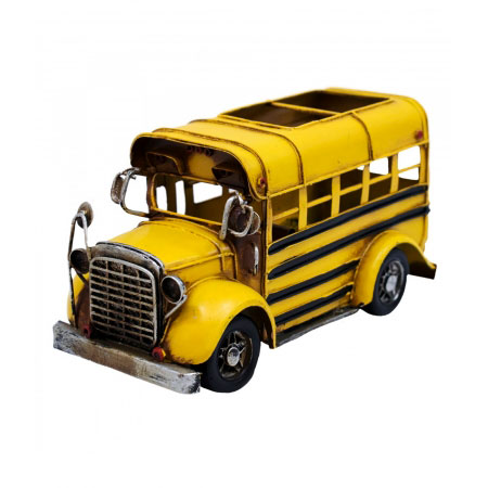 Miniatura Ônibus Escolar Amarelo  ampliada