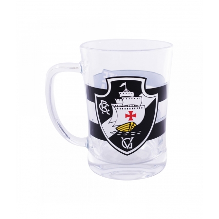 Caneca De Vidro 660ml - Vasco ampliada