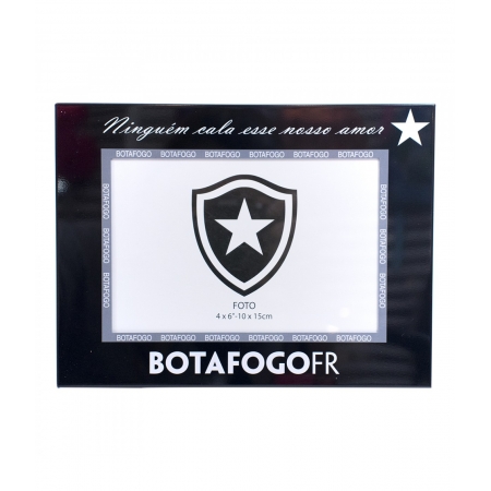 Porta Retrato Botafogo em Metal para 1 Foto 10X15cm ampliada
