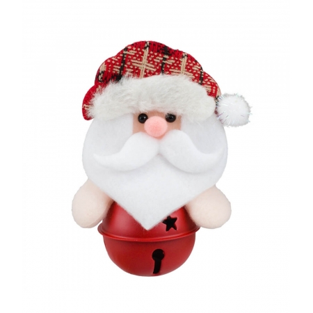 Papai Noel Sino Vermelho 11cm - Enfeite Natalino ampliada