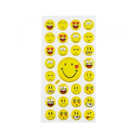 Cartela Adesivos Emojis Modelo A ampliada