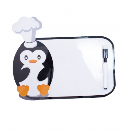 Adesivo Decorativo Pinguim Quadro Escrever 21X14cm ampliada