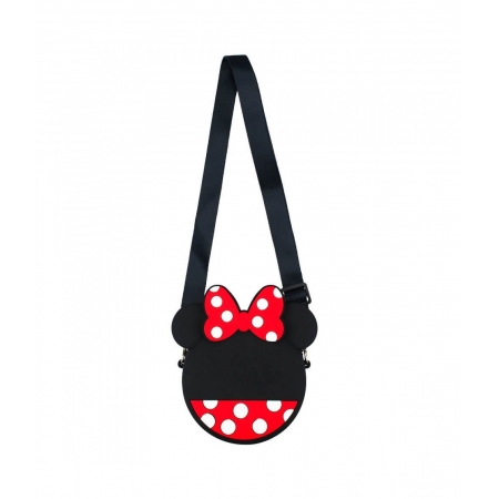 Bolsa Silicone Circular Minnie 13x3.5x12cm - Disney ampliada