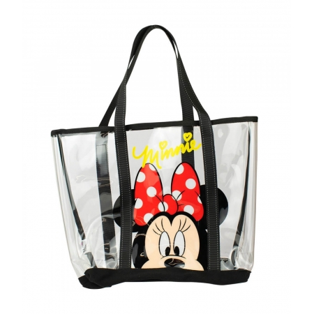 Bolsa Minnie Transparente 33x36cm - Disney ampliada