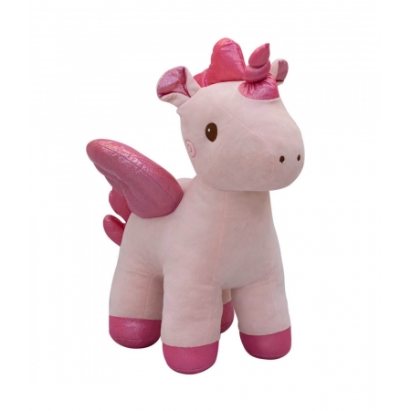 UnicÃ³rnio Rosa Com Asas 51.5cm - PelÃºcia ampliada