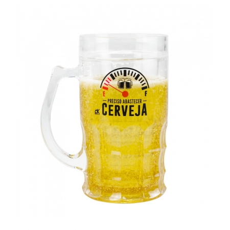 Caneca Preciso Abastecer Cerveja 400ml - Projeto Kiwi ampliada