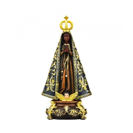 Nossa Senhora Aparecida 30cm - Enfeite Resina ampliada
