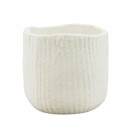 Vaso Cimento Branco 10x10.5x10.5cm ampliada