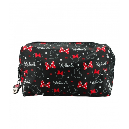 Necessaire Retangular Preto Minnie 13x7x20cm - Disney ampliada