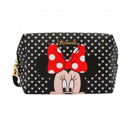 Necessaire Retangular Rosto Minnie 13x10x20cm - Disney ampliada