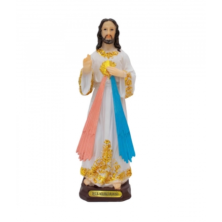 Jesus Misericordioso 21.5cm - Enfeite Resina ampliada