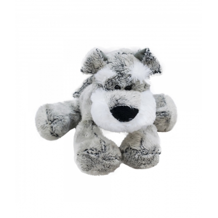 Cachorro Schnauzer 32cm - PelÃºcia ampliada